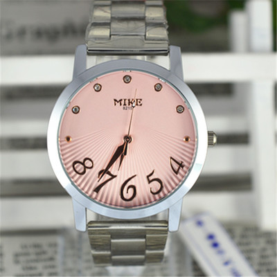 新款热卖 时尚休闲米可情侣钢带精礼品表学生表8215