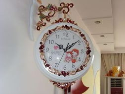 包邮促销！创意时尚超静音白色挂钟，打造简约田园家居美学